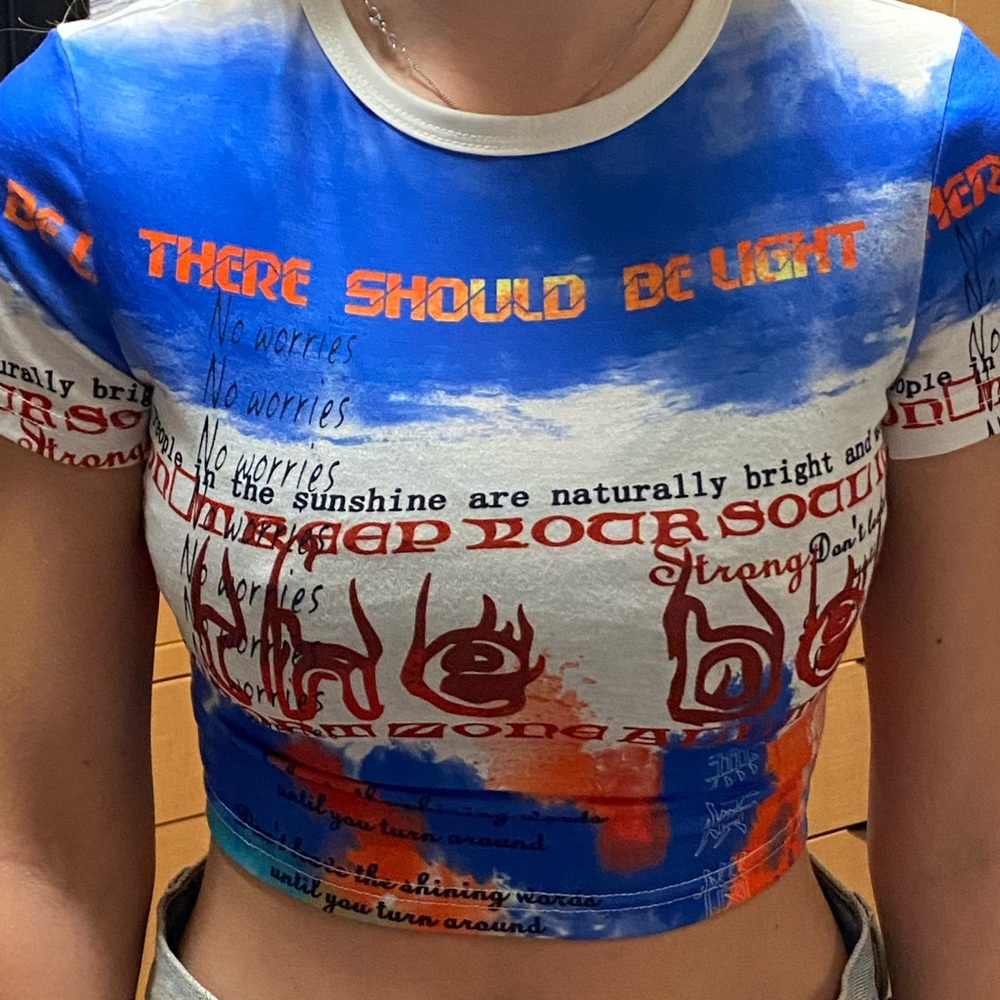 Graphic baby tee